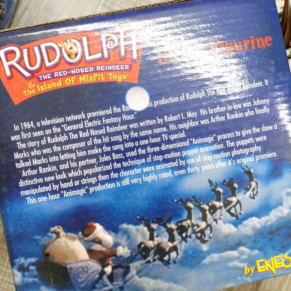 Rudolph Island of Misfits Enesco Deluxe Figure "Have a Holly Jolly Christmas" - Picture 9 of 9